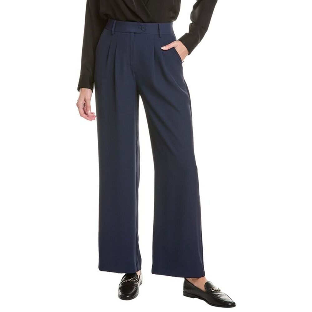Laundry By Shelli Segal Womens  Extended Tab Pleated Pant